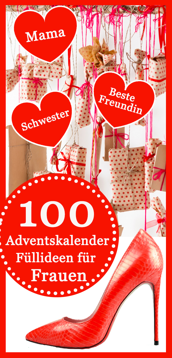 Adventskalender Füllideen für Frauen 100 Ideen zum Verpacken für deinen DIY Adventskalender zum selber machen
